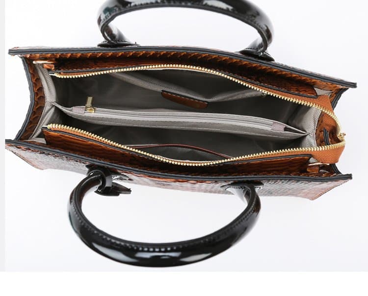 Croc-Embossed Tote 6