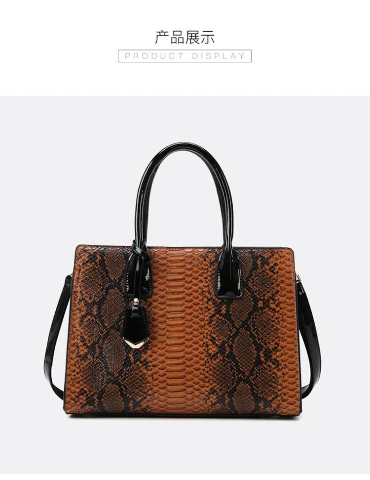Croc-Embossed Tote 7