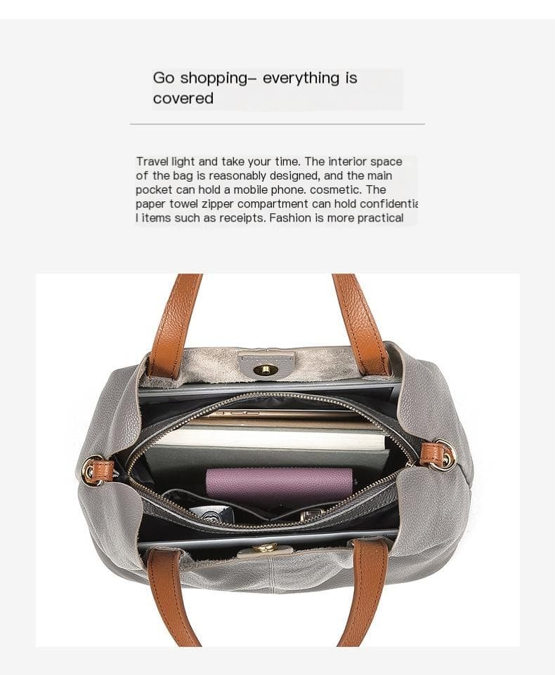 Genuine Leather Tote 16