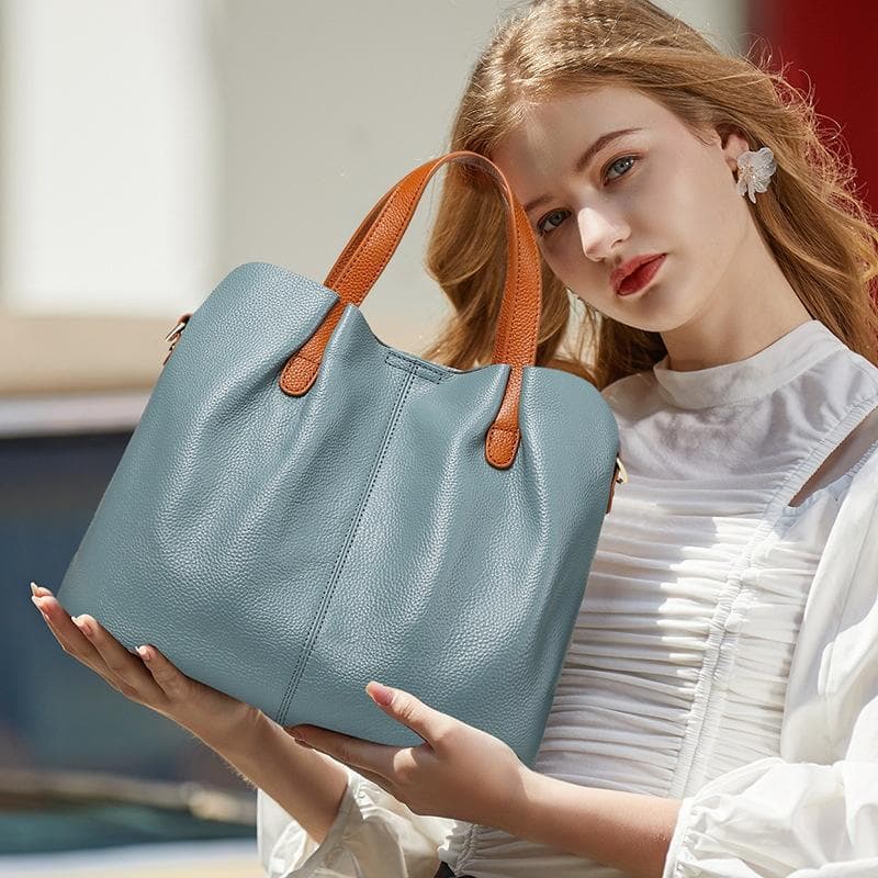 Genuine Leather Tote 2