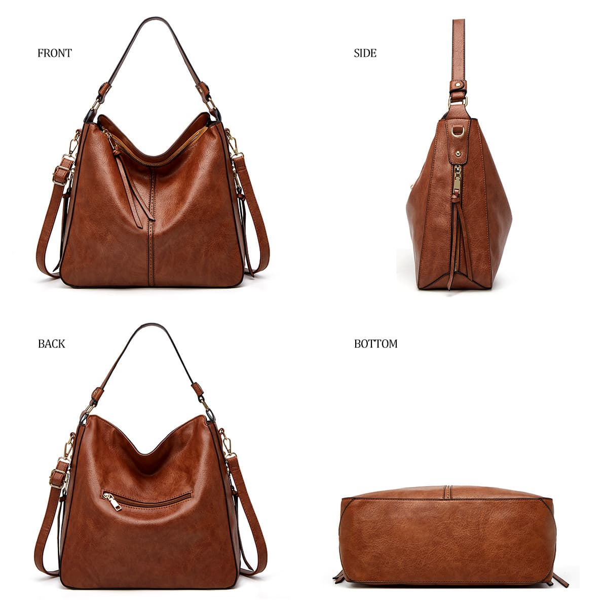 Vintage Canvas Tote Set 4