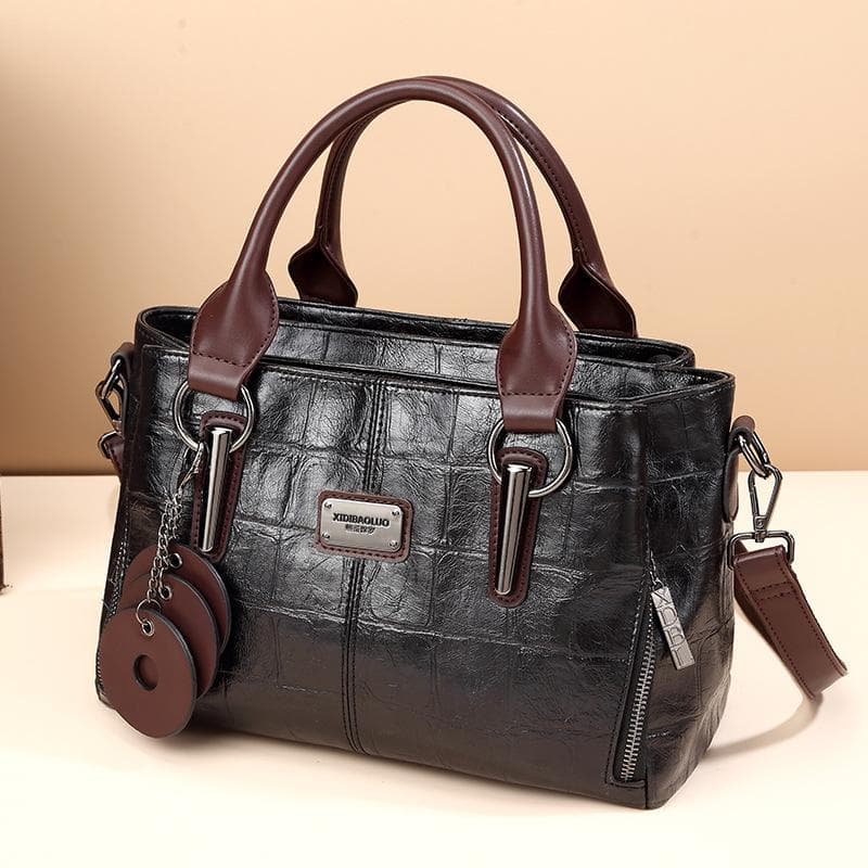 Vintage Tri-Compartment Satchel 8