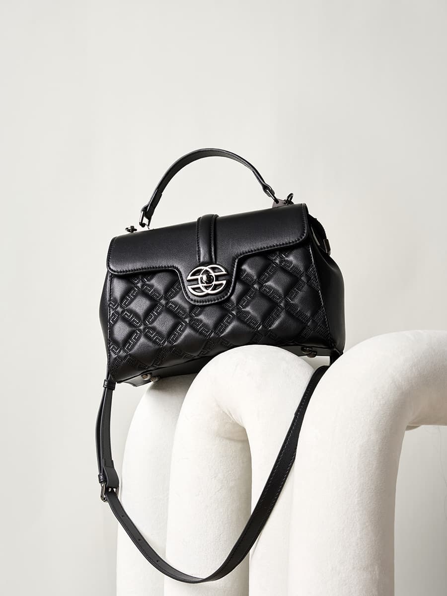 Pebbled Leather Commuter Tote 4