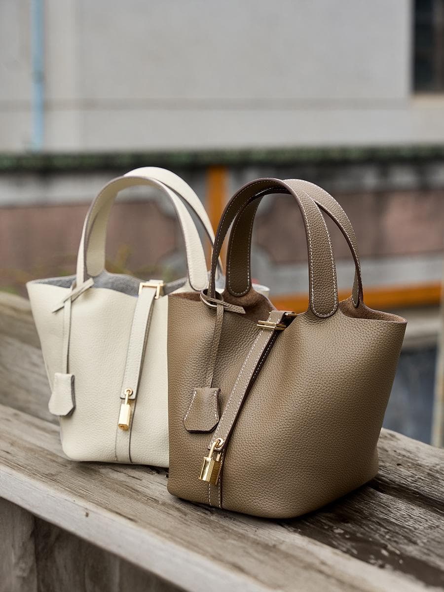Leather Bucket Bag 5
