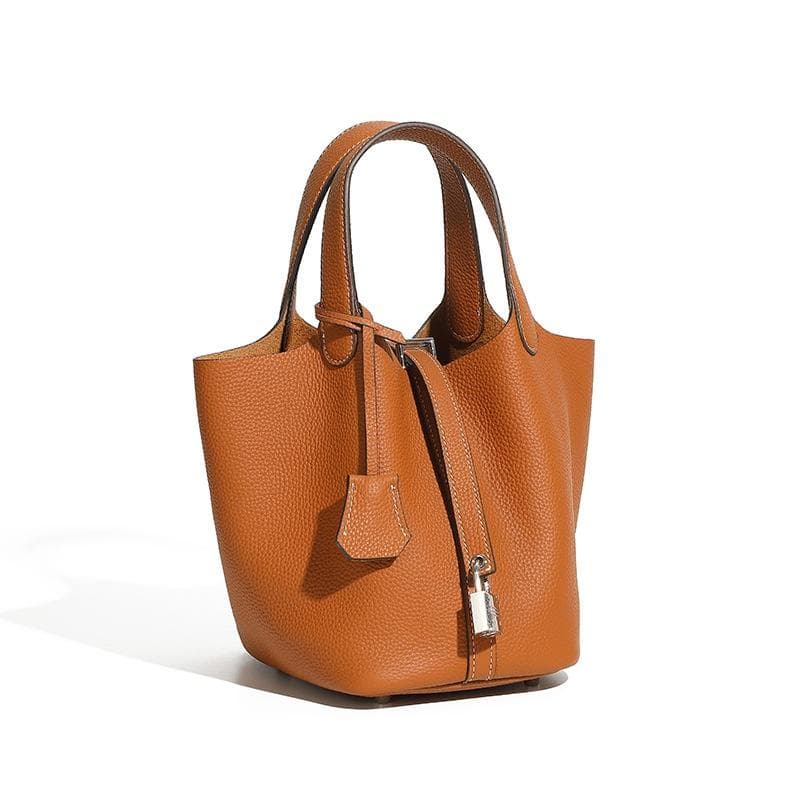 Leather Bucket Bag 7