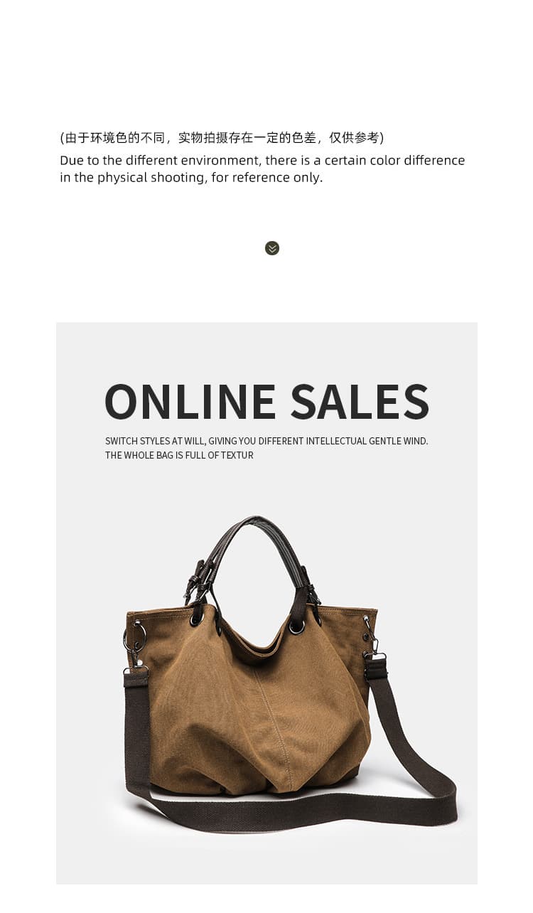 Canvas Work Tote 14
