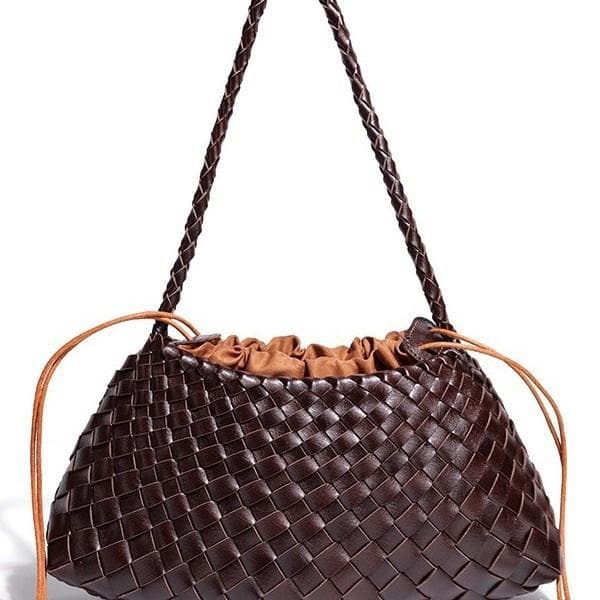 Woven Leather Shoulder Bag 2