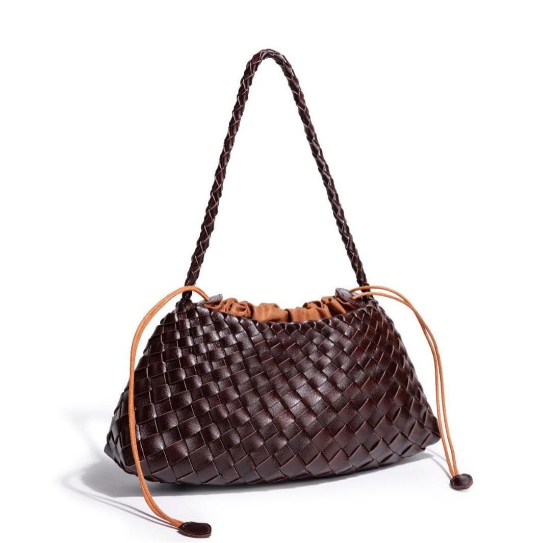 Woven Leather Shoulder Bag 5