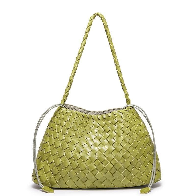 Woven Leather Shoulder Bag 6