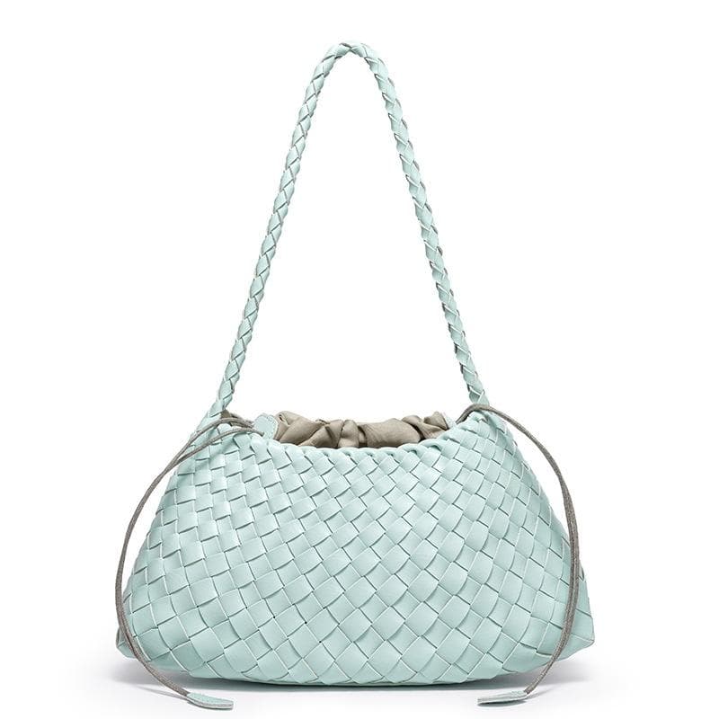 Woven Leather Shoulder Bag 7
