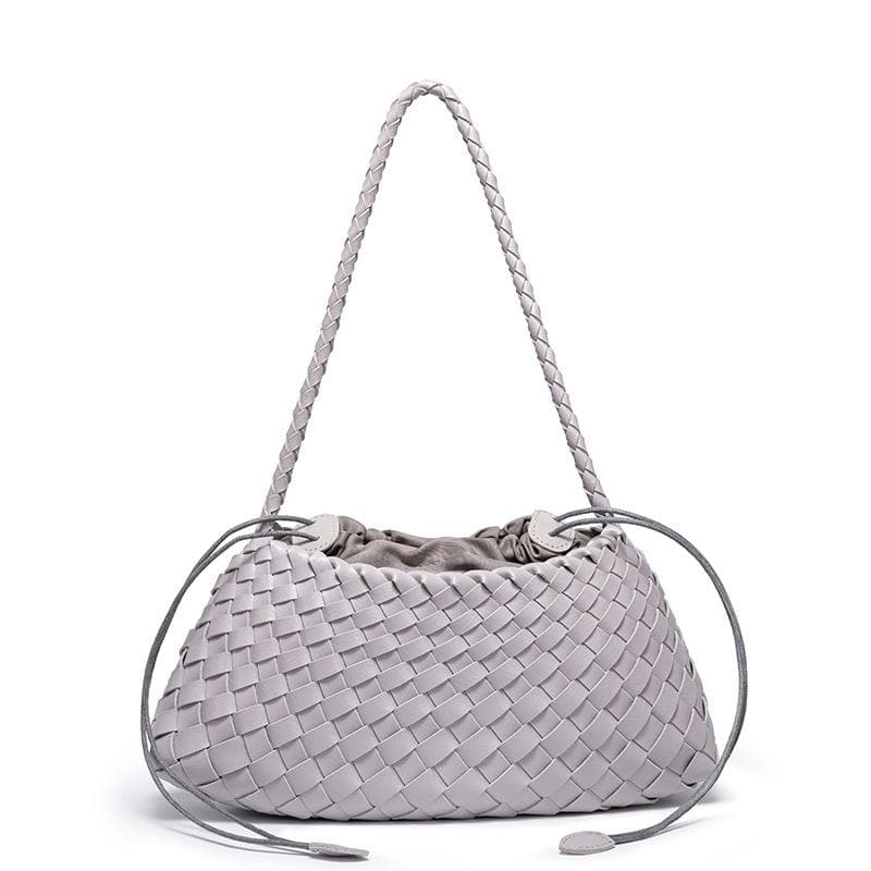 Woven Leather Shoulder Bag 11