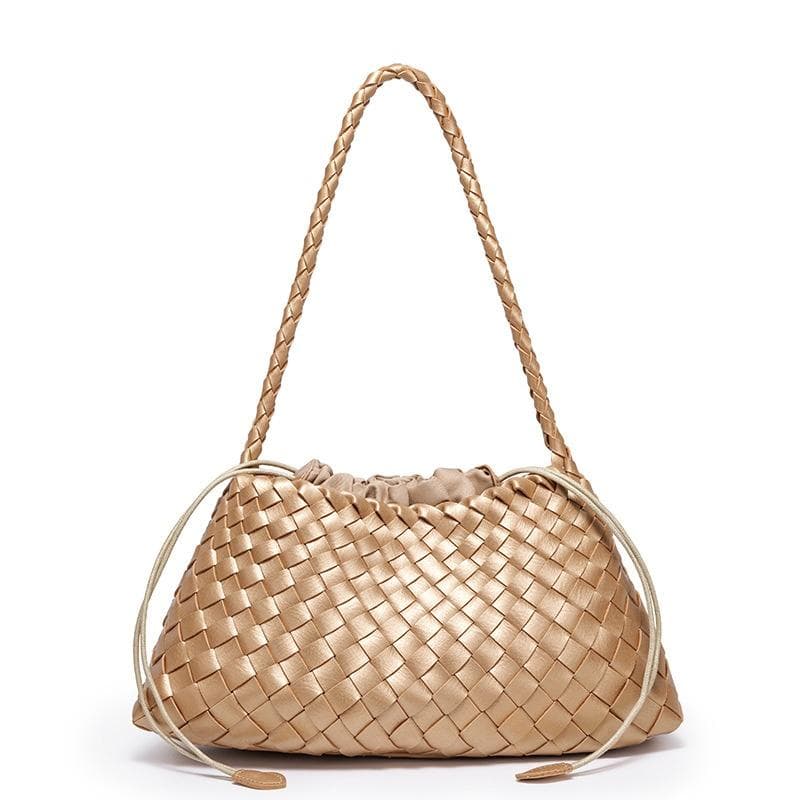 Woven Leather Shoulder Bag 12