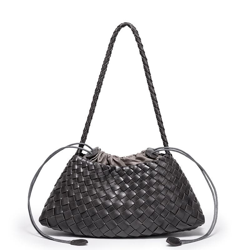 Woven Leather Shoulder Bag 13