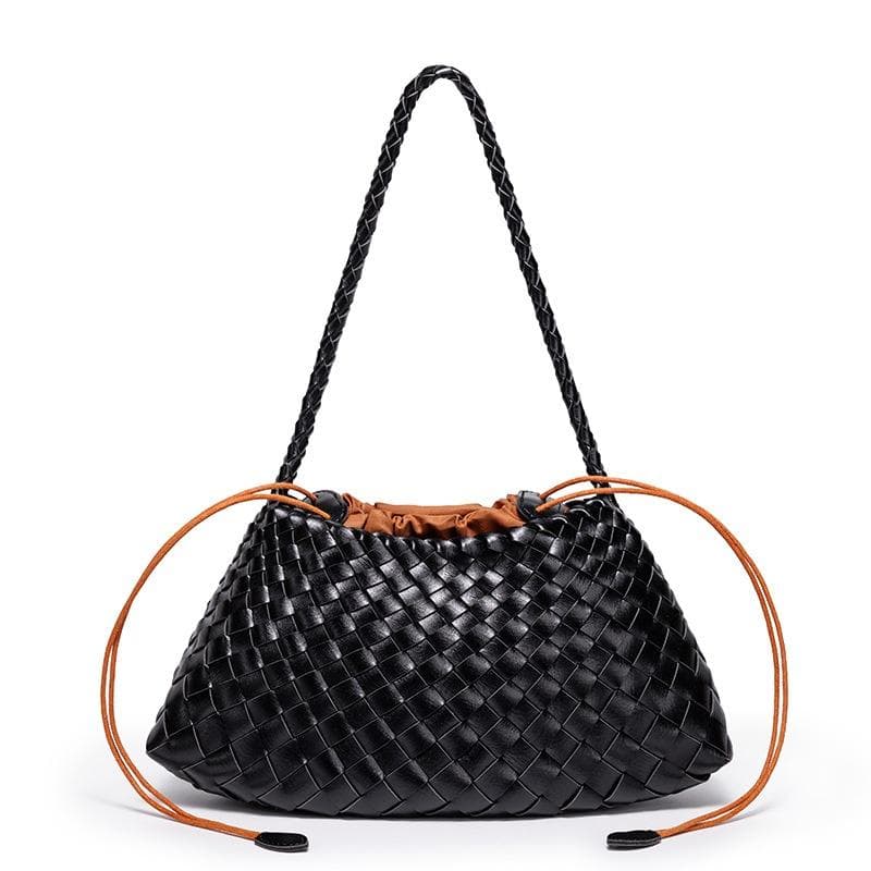Woven Leather Shoulder Bag 15