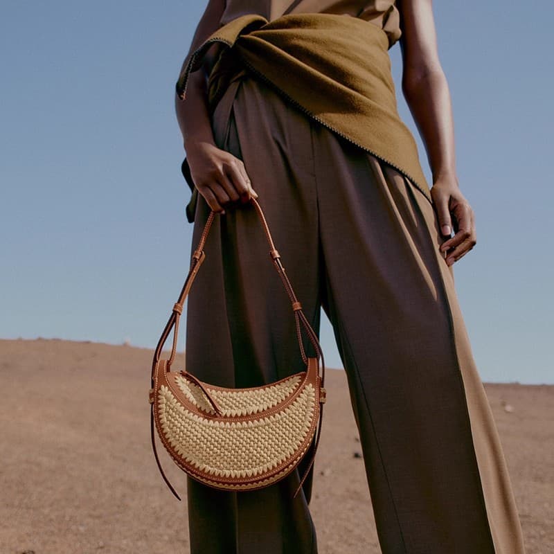 Woven Straw Shoulder Tote 3